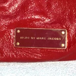 Marc Jacobs red leather hand bag